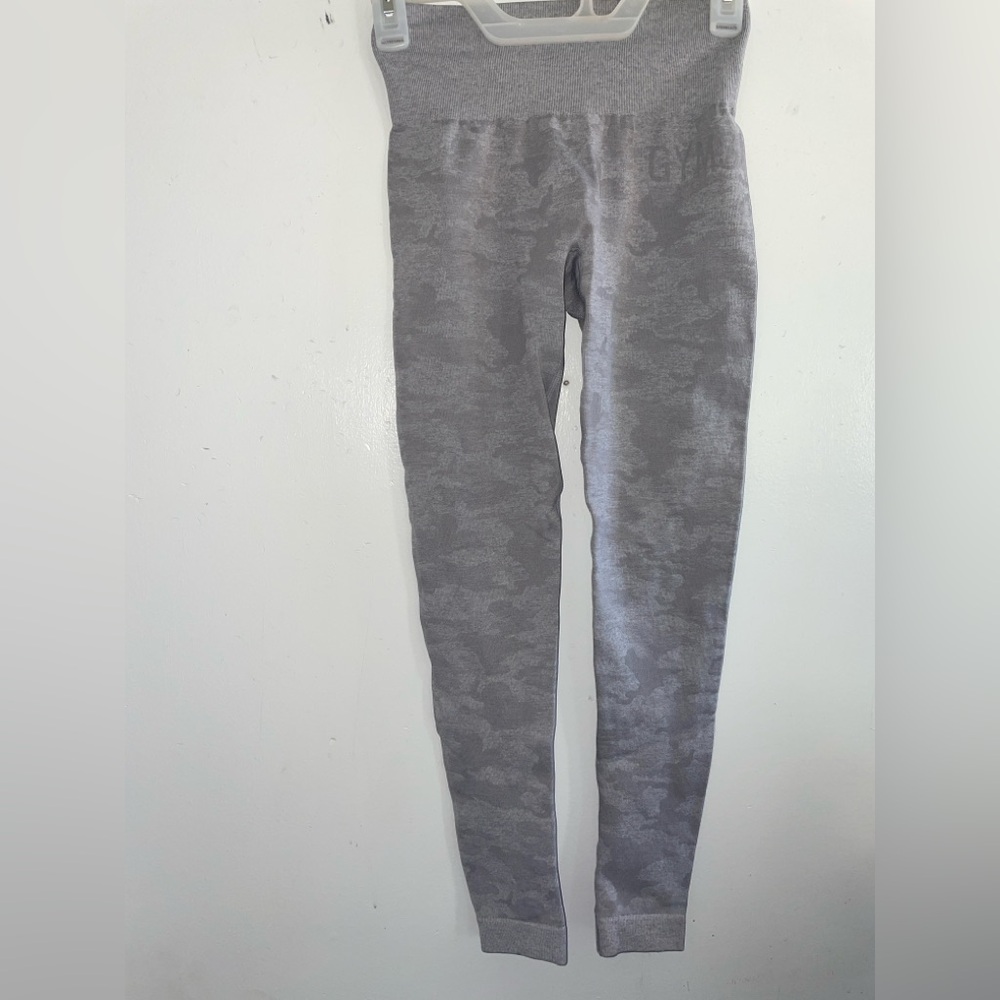 Gray Camouflage gymshark womens  Leggings size S